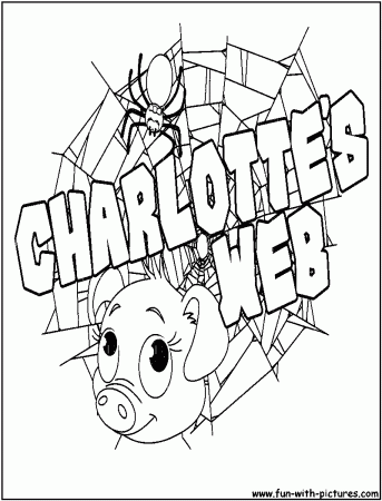 Charlottes Web Coloring Pages Sketch Coloring Page