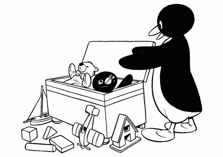 Cute Baby Penguin Coloring Page | Animal pages of KidsColoringPage ...