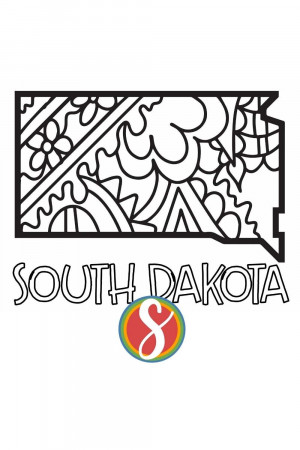 Free South Dakota Coloring Pages — Stevie Doodles