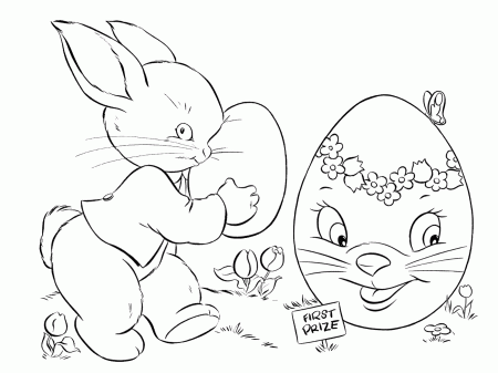 9 Places for Free, Printable Easter Egg Coloring Pages