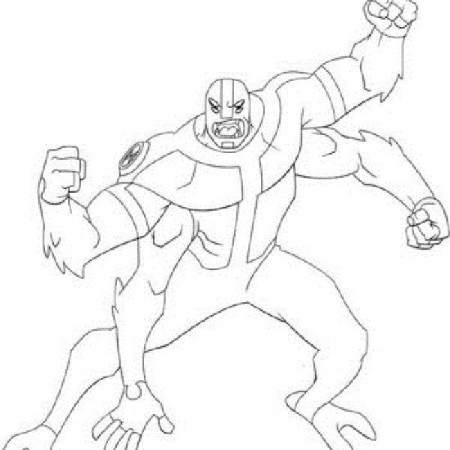 ben 10 coloring pages four arms | New Coloring Pages