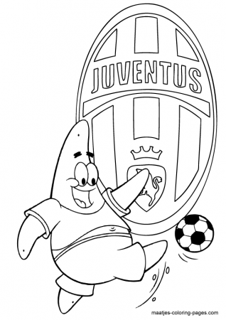Soccer coloring page