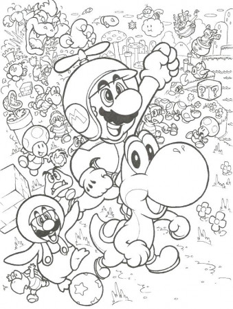 Mario Coloring Sheets | www.robertdee.org