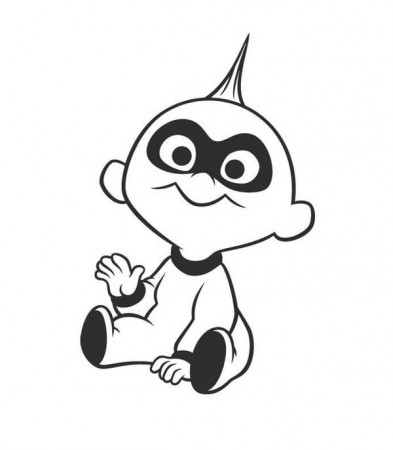 Jack Jack From The Incredibles Coloring Page - Download & Print Online Coloring  Pages for Free | Color Nimbus