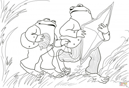 Days with Frog and Toad coloring page | Free Printable Coloring Pages