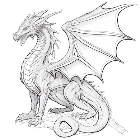 Dragon Coloring Pages - Our 26 Free Dragons to Print and Color