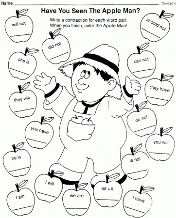 Printable Coloring Pages Of Johnny Appleseed - Coloring Page