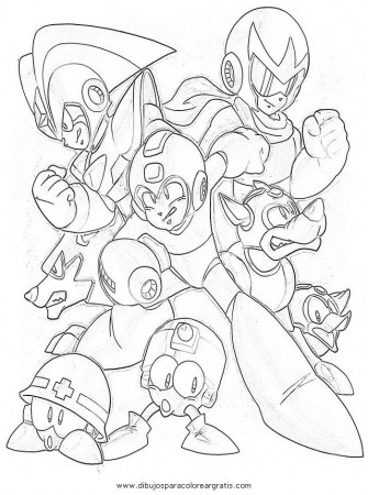 Mega Man Printable Coloring Pages - Coloring Page