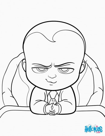 Boss Baby Coloring Page New Boss Baby Coloring Pages ...