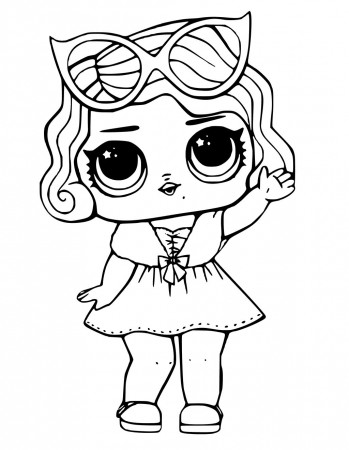 Lol Surprise Doll Coloring Pages Leading Baby | Lol Dolls ...