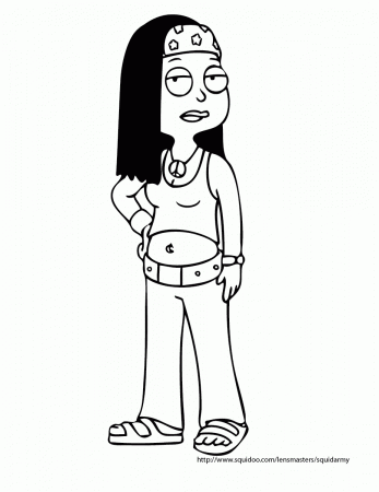 American Dad Characters Coloring Pages - Coloring Pages For All Ages