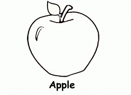 Printable Apple Coloring Pages Kids - Colorine.net | #9706