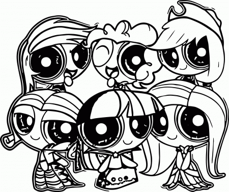 Pony Cartoon My Little Pony Coloring Page 24 | Wecoloringpage