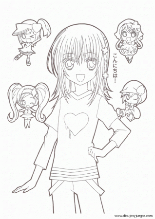 Free Shugo Chara Coloring Pages