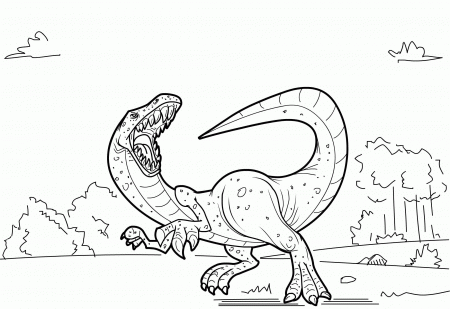tyrannosaurus t rex dinosaur coloring page. coloring pages ...