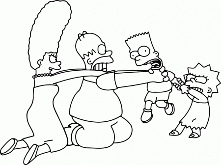 Printable Simpsons Coloring Pages | Coloring Me