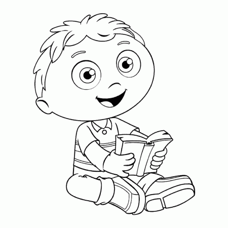 Super Why Coloring Page