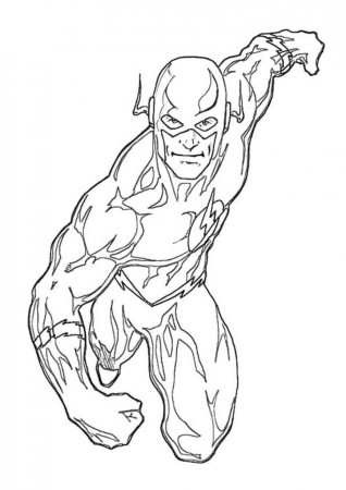 The Flash Coloring Pages