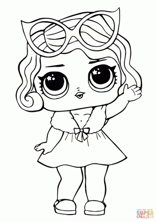 LOL Doll Leading Baby coloring page | Free Printable Coloring Pages