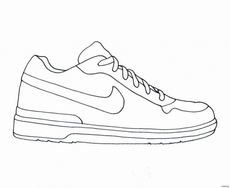 Shoe Coloring Pages idea for Educational Learning Free Downloads