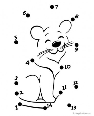 Easy Dot To Dot - Coloring Pages for Kids and for Adults