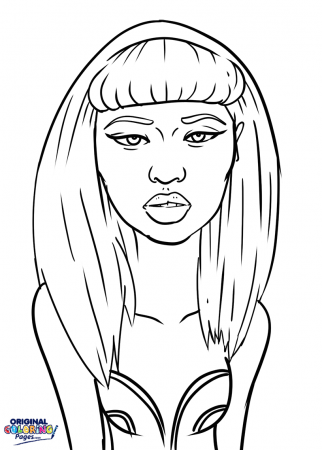 Drawing Cardi B Coloring Pages