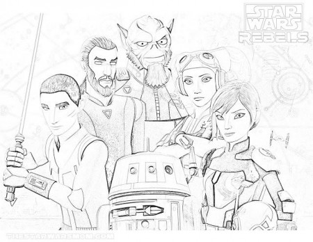 Star Wars Rebels Season 4 Coloring Page | Coloring pages, Star ...