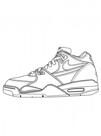 Nike Coloring Page - Coloring Home