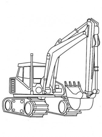 12 Jcb digger colour in ideas | coloring pages for kids, coloring pictures, coloring  pages