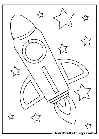 Printable Spaceship Coloring Pages (Updated 2022)