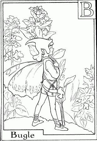 Alphabet fairy coloring pages ...