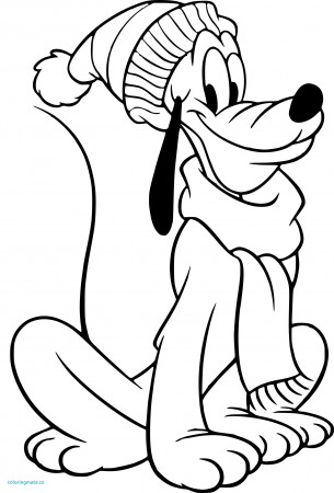Mickey Mouse Pluto Coloring Pages (Page 1) - Line.17QQ.com