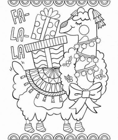 Llama Coloring Pages Idea - Whitesbelfast