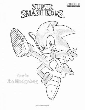Nintendo Switch Coloring Page Lovely sonic the Hedgehog Super Smash  Brothers Coloring Pa… in 2020 | Coloring pages, Superhero coloring pages,  Disney princess coloring pages