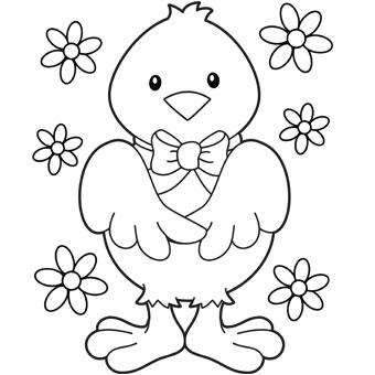 33 Baby Chicks Coloring Pages - Free Printable Coloring Pages