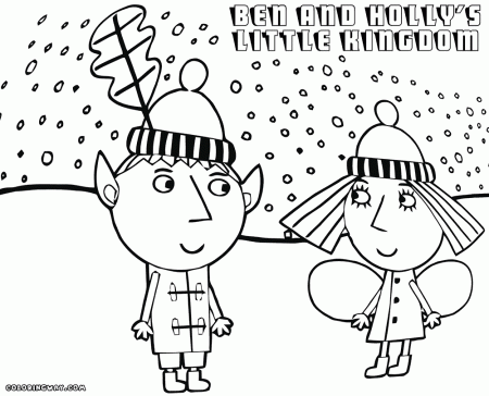 Ben and Holly coloring pages | Coloring pages to download and print
