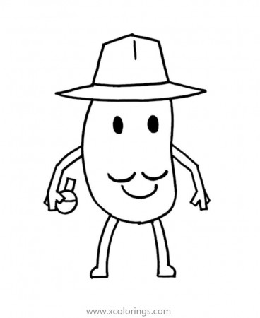 Mr. P from Piggy Roblox Coloring Pages - XColorings.com
