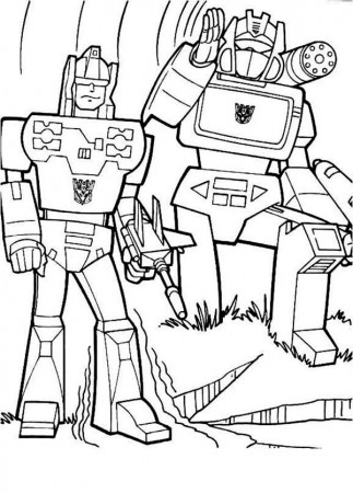 The Decepticons In Transformers Coloring Page - Download & Print Online Coloring  Pages for Free | Color Nimbus