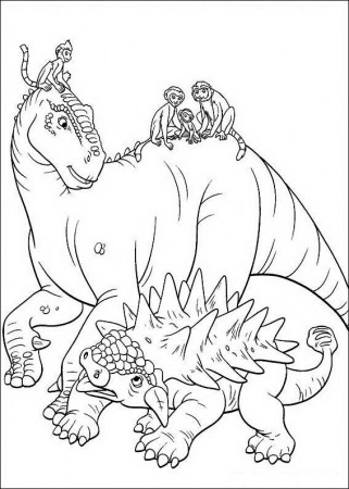Disney Dinosaur Coloring Page