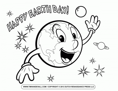 Printable Earth Day Coloring Pages for Kids