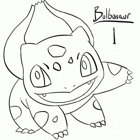 Pokemon Bulbasaur Coloring Page