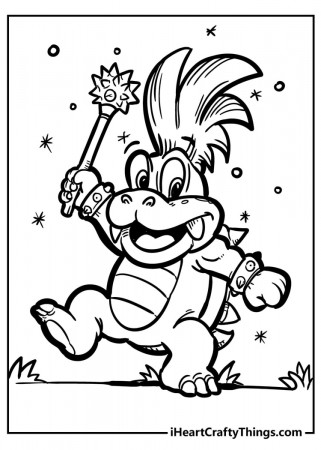 Super Mario Bros Coloring Pages - New And Exciting (2023)