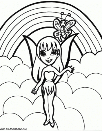 Detailed Fairy Coloring Pages Free Printable Coloring Pages ...