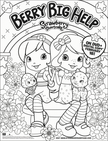 Free Printable Coloring Pages Strawberry Shortcake Friends - High ...