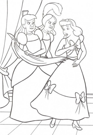 Cinderella Coloring Pages For Girls : The Cinderella Princess ...