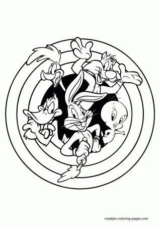 8 Pics of Looney Tunes Halloween Coloring Pages - Looney Tunes ...