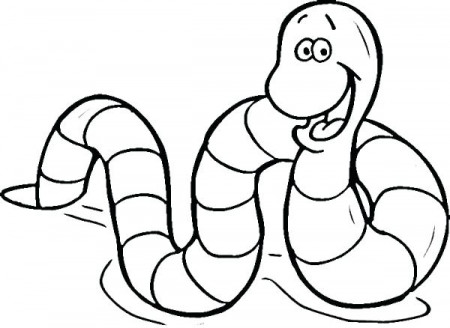 Worm Coloring Pages at GetDrawings.com | Free for personal ...