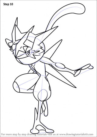 Greninja Coloring Page - Part 2 | Free Resource For Teaching