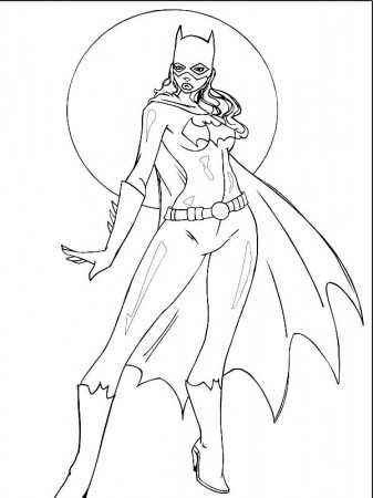 Batgirl #35 (Superheroes) – Printable coloring pages