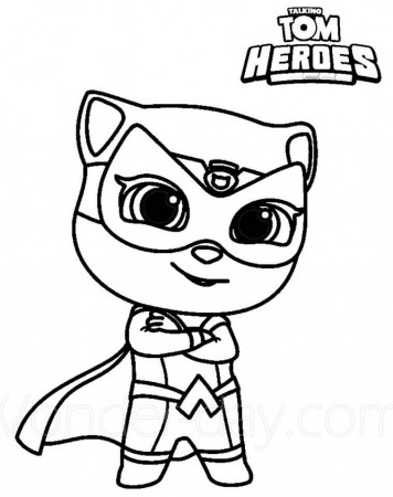Angela Hero Coloring Page - Free Printable Coloring Pages for Kids